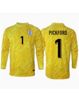 England Jordan Pickford #1 Keeper Bortedrakt EM 2024 Lange ermer